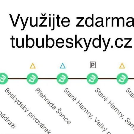 Chatka Pod Lysou Ostravice Esterno foto